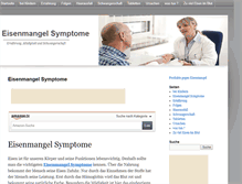 Tablet Screenshot of eisenmangel-symptome.net